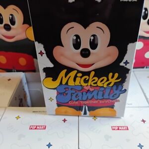 Mickey Family Cute Together Keychain Brand New Authentic